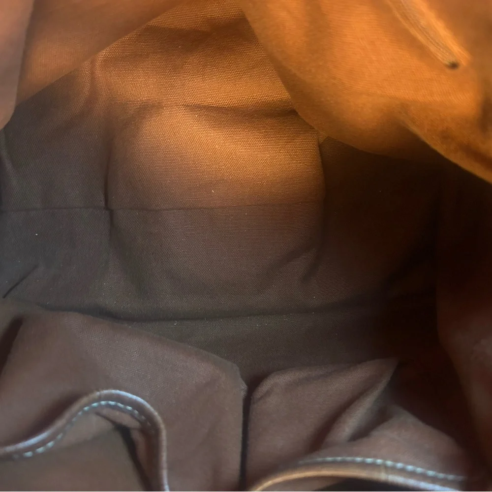 Fossil Neutral Tan and Brown Woven Handbag